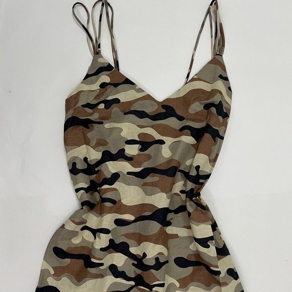 Brand new - ZARA camo linen dress - size small - Picture 6 of 8